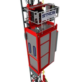 Hoist Service lifts with a load capacity of 400 – 500 kg